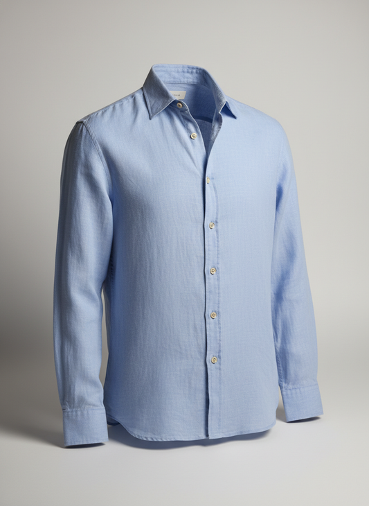 The Azure Breeze Linen Shirt